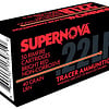 Supernova Ammo, 22LR Red Tracer, 40 Grain, Lead Round Nose, 50RD