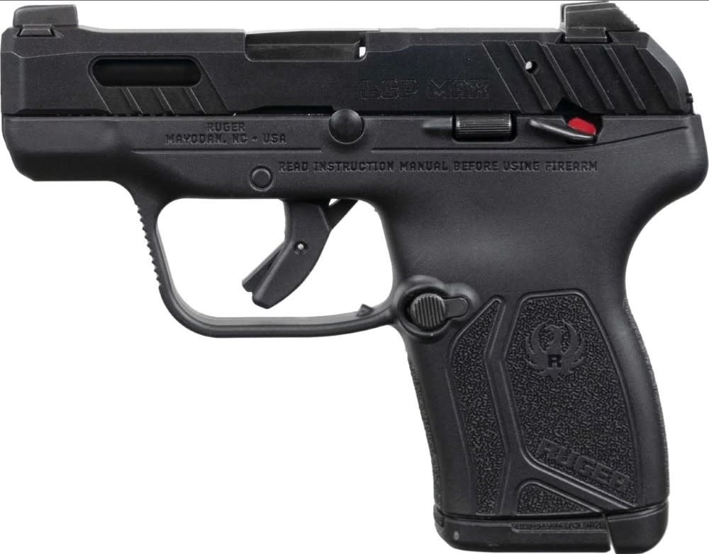 Ruger, LCP Max, 380ACP, 2.8", BLK, (1) 10RD, Pistol