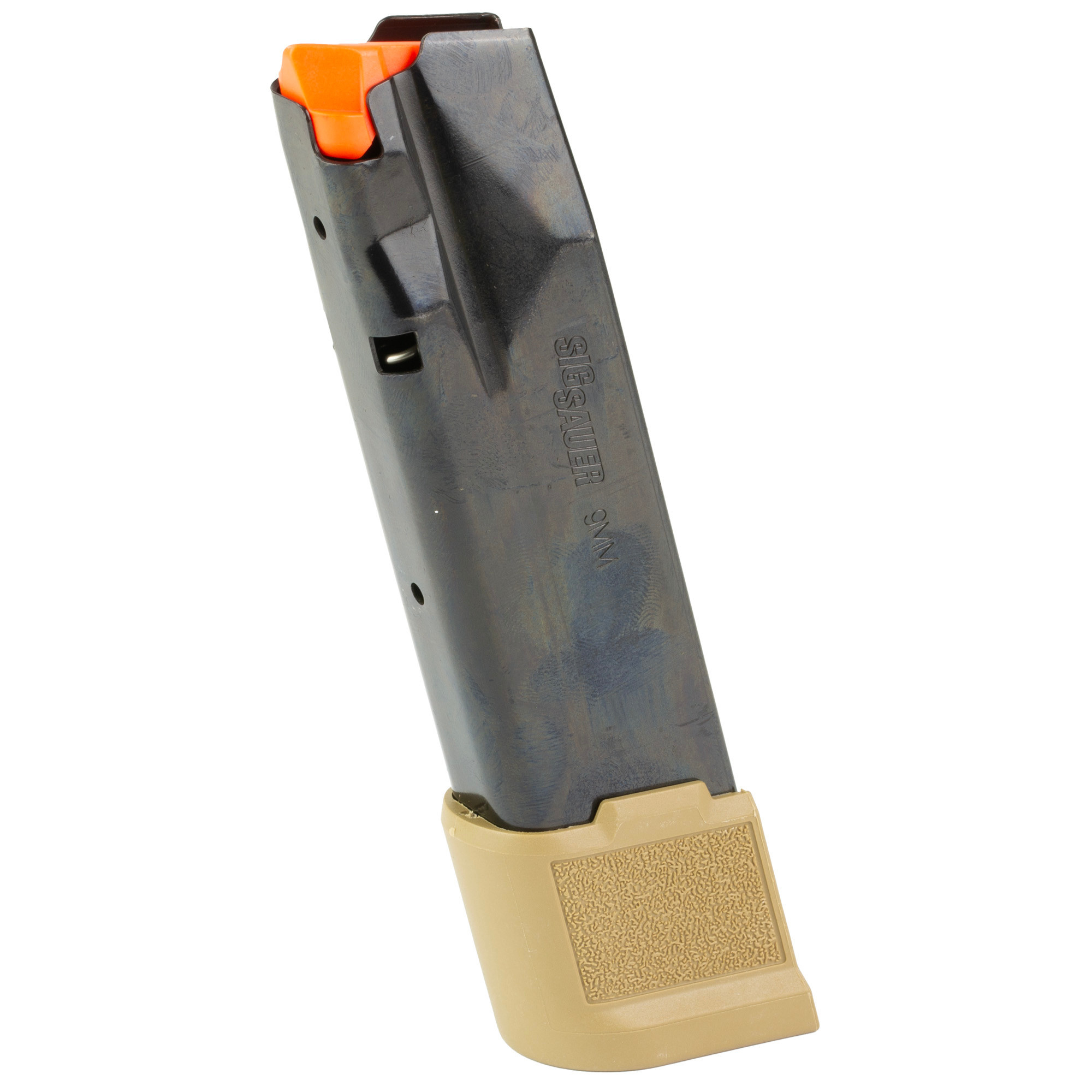 Sig Sauer, Magazine, 9MM, 21 Rounds, Fits Sig P365 X-Marco, Steel, Coyote Base