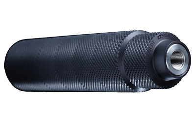 Sonicore, Rekkr DT, 223/5.56 Caliber, 7.6", 1/2x28 Direct Thread, Black Suppressor