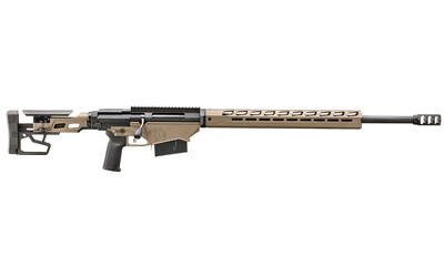 Ruger, Precision Rifle, .338 Lapua Magnum, 26" HBAR, BLK/Bronze, (2) 5RD, Bolt Action Rifle