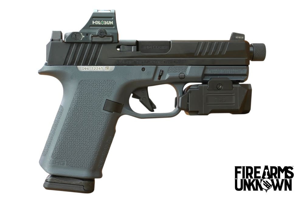 Ruger, RXM, 9mm, 4" TB, GRY/BLK, (2) 15RD, W/ Holosun HE407C-GR & Olight PL X