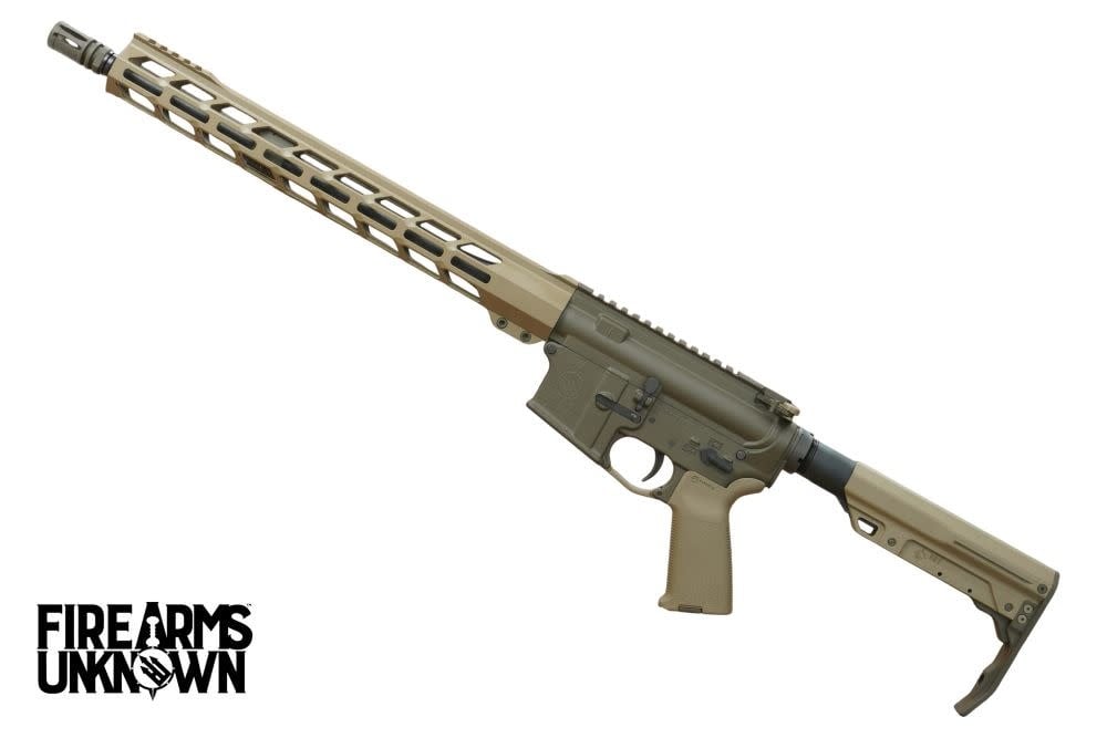 FU Misericorde Upper & Lower Receiver Set, 16", 5.56mm, No BCG & Mag, Cerakote FDE/ODG