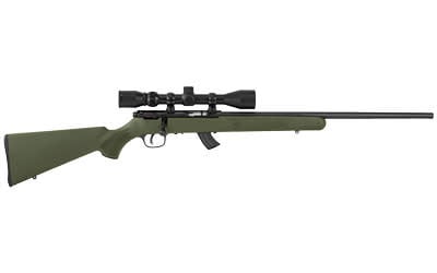 Savage, Mark II FXP, 22LR, 21", ODG, 5RD, Bolt Action Rifle W/ 3-9x40mm Scope