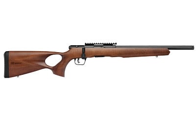Savage, B22 Timber Thumbhole, 22LR, 16.5"TB, Laminate Wood, 10RD, Bolt Action Rifle