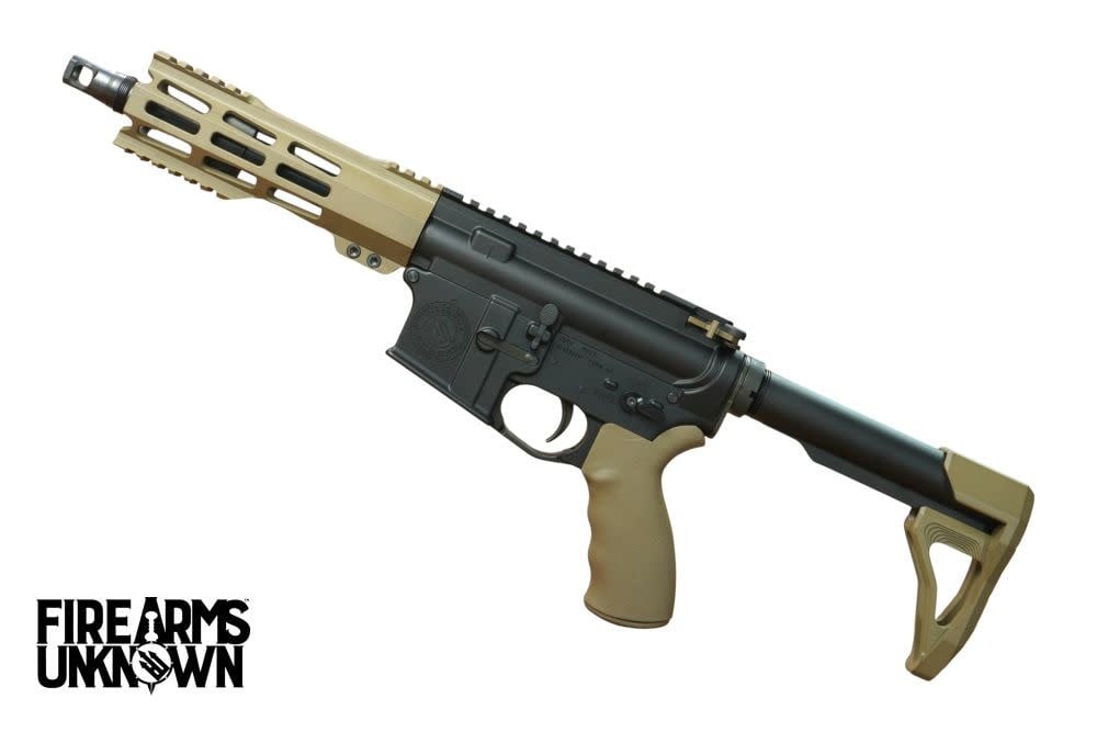 FU Zero, 5.56mm, 7.5", BLK/FDE, 30RD (SBR) W/ Mini Fixed Stock