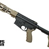 FU Zero, 300BO, 8", BLK/FDE, 30RD (SBR) W/ Mini Fixed Stock