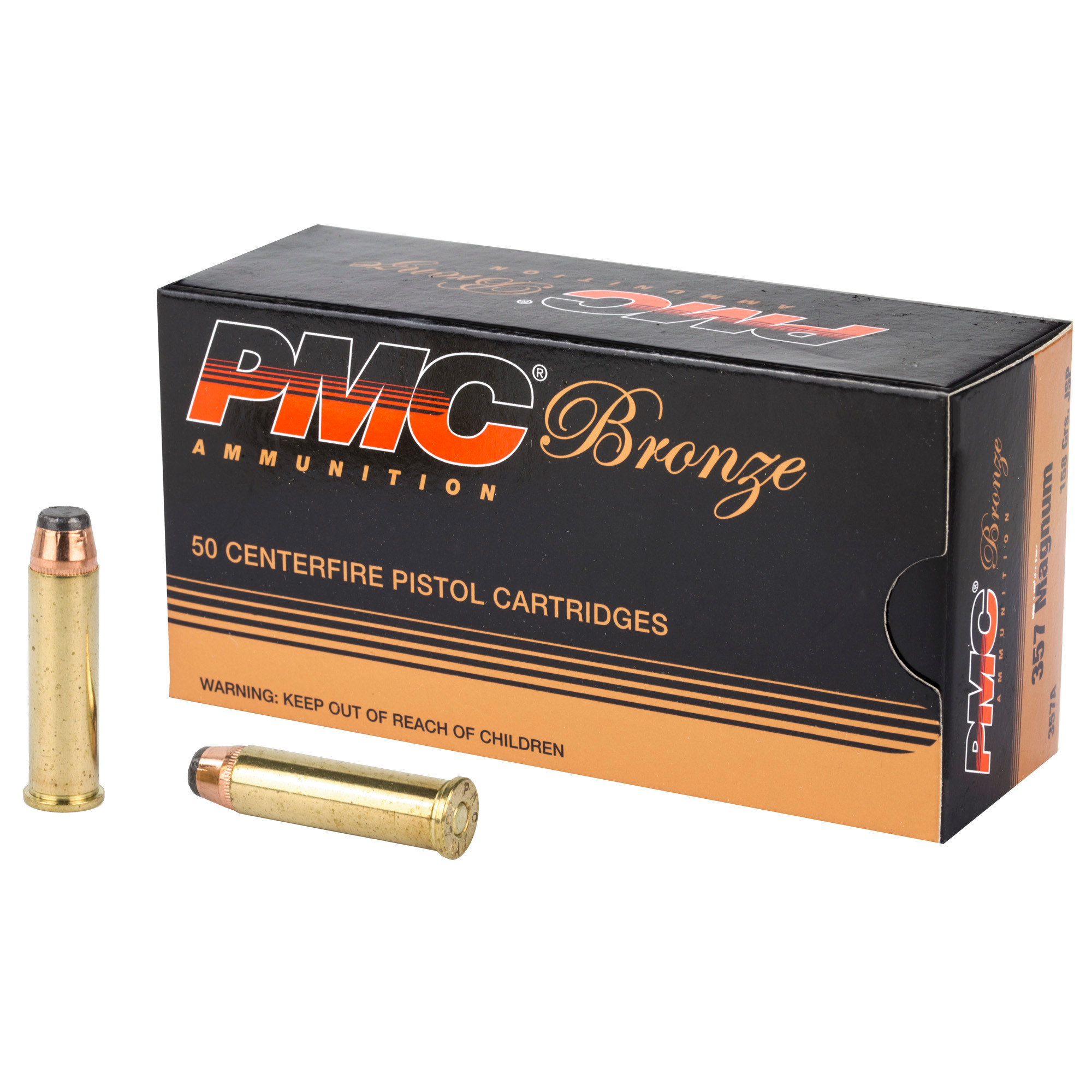 PMC Ammunition Bronze 357mag 158gr JSP 50rd Box