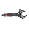 Borka, Suppressor Adjustable Wrench, Slim Jaw, 6", Steel Construction, Silver