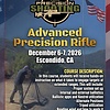 Fritz Precision San Diego - Advanced Precision Rifle (2-day Course - Dec. 6-7, 2026)