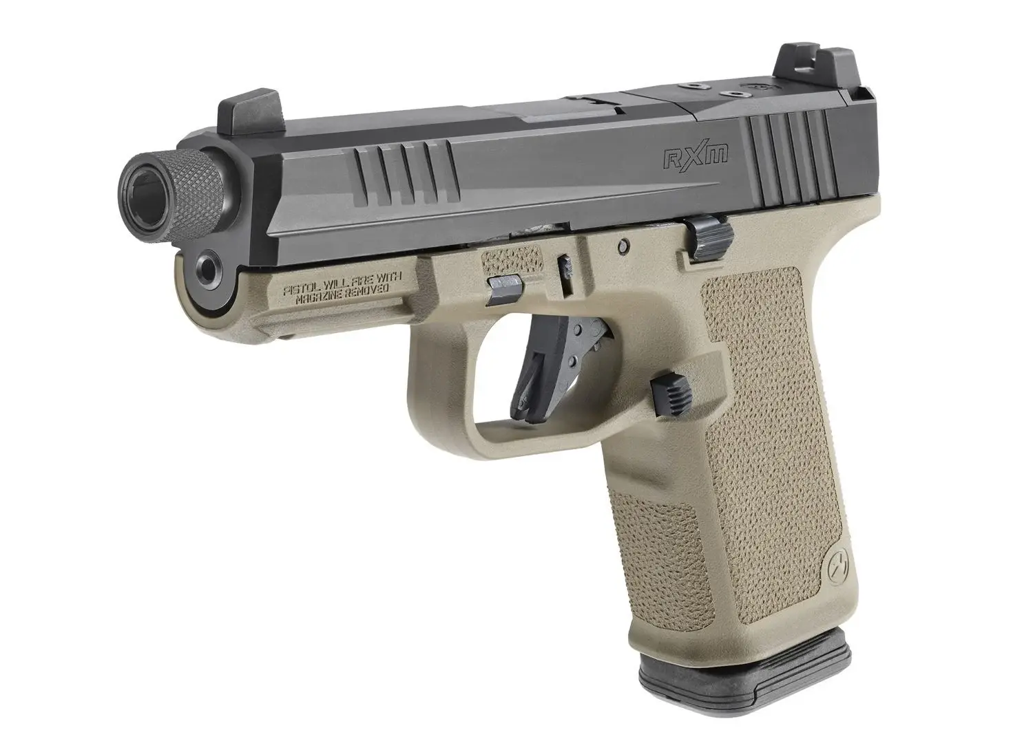 Ruger RXM 9mm 4.5" TB OR BLK/FDE (2)15RD Pistol