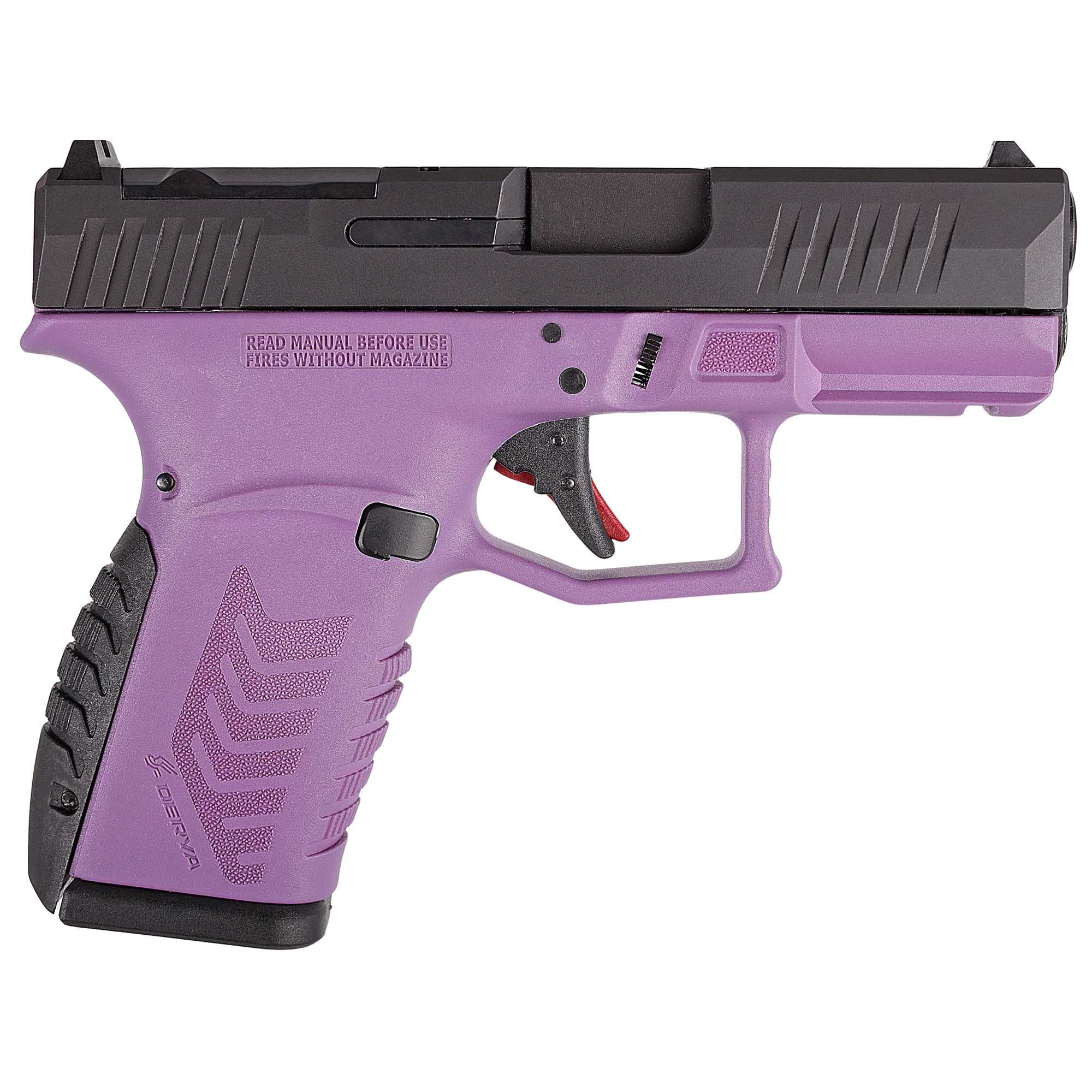 Derya DY9Z 9mm 3.5" BLK/Purple (1)15RD Pistol