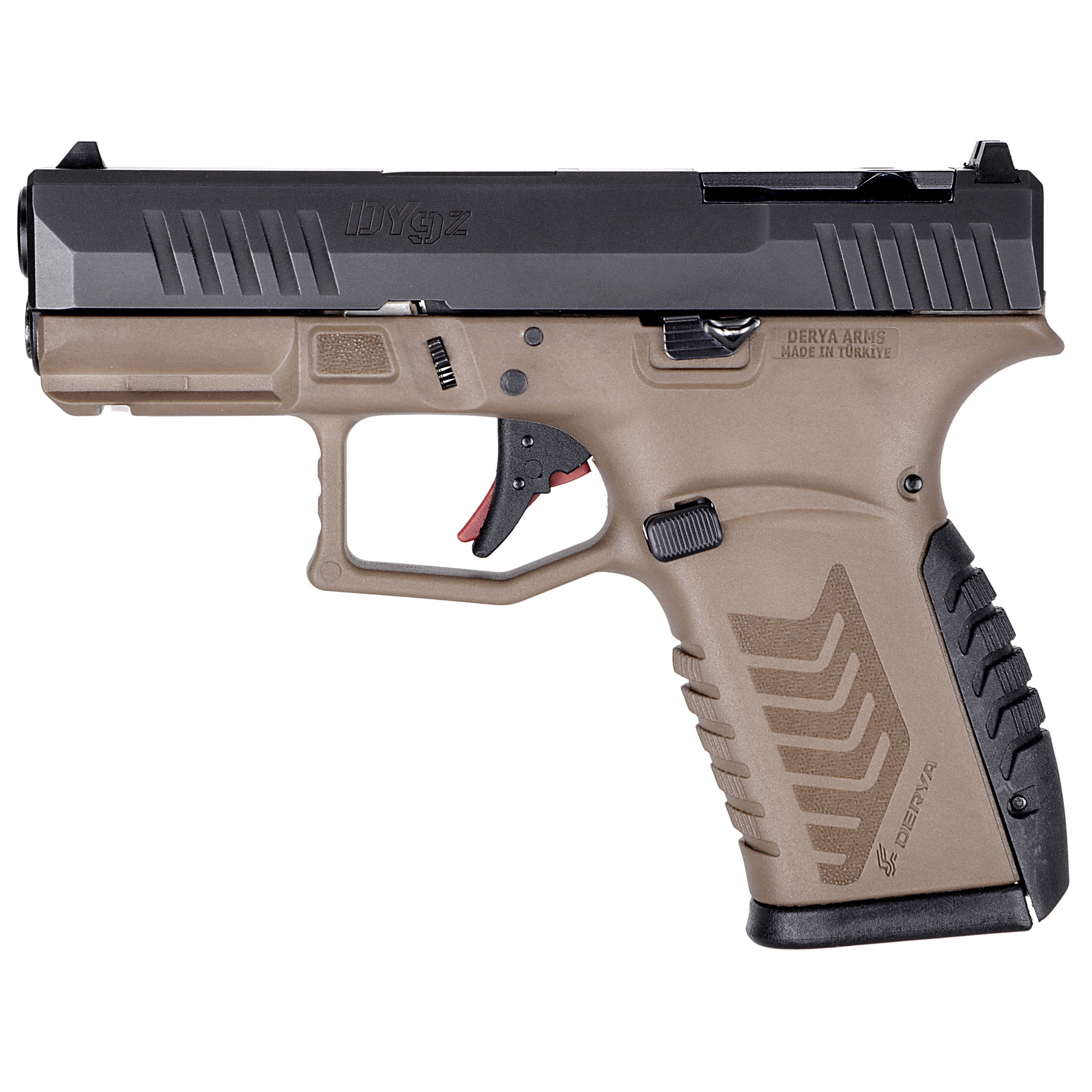 Derya DY9Z 9mm 3.5" BLK/ Barrett Brown (1)15RD Pistol