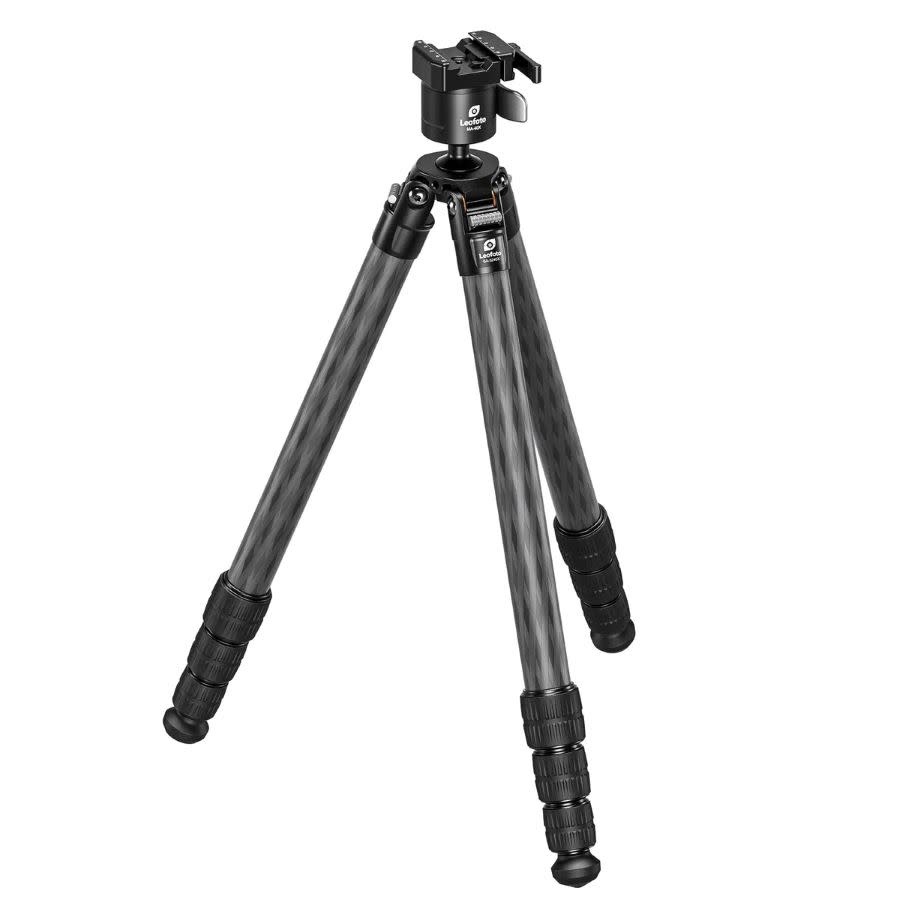 Leofoto SA-X+MA-40X Outdoors Tripod with Rapid Lock Ballhead | SA-X & 3/8" - SA-324CX+MA-40X - Arca & Picatinny Clamp