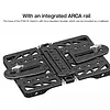 Leofoto Foldable Tac Table | Integrated Arca Rail | 1/4" and 3/8" Mounting (FDA-05)