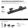 Leofoto Binocular Rangefinder Rail Kit 320mm (FDM-03 )