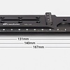 Leofoto Rail with Clamp for Garmin XERO C1/C2 Chronograph - Arca & Picatinny (NR-140D )