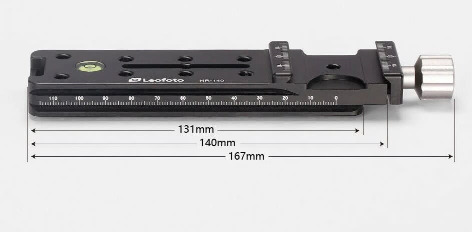 Leofoto Rail with Clamp for Garmin XERO C1/C2 Chronograph - Arca & Picatinny (NR-140D )