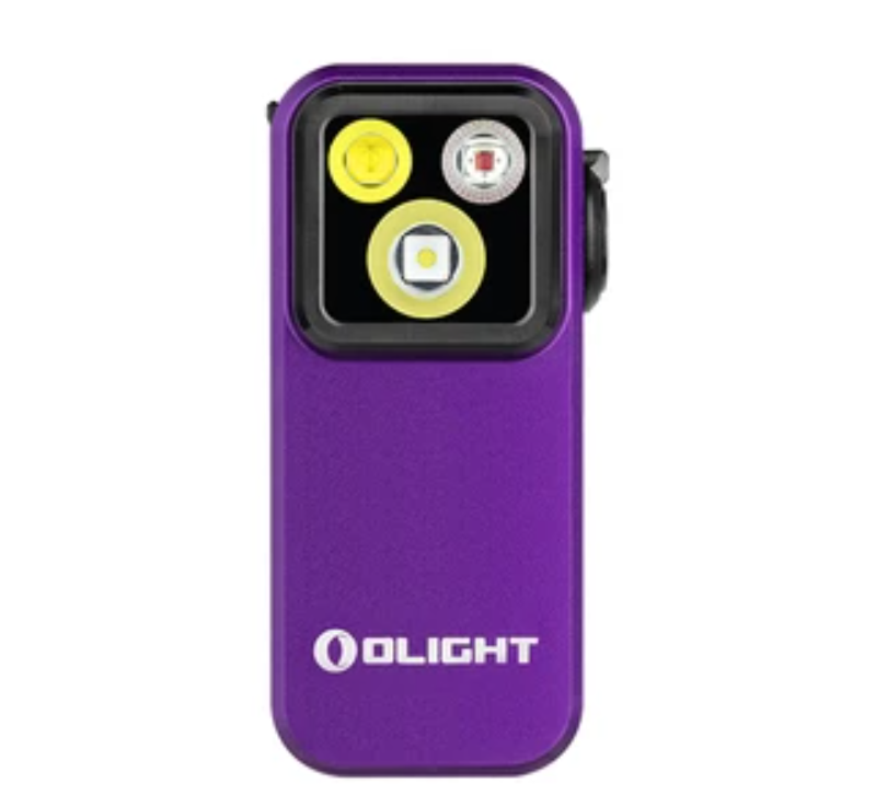 Oclip Pro Multifunctional 500 Lumen EDC Clip Flashlight Purple