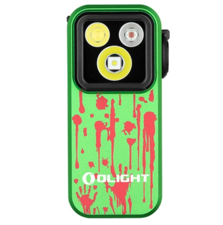 Oclip Pro Multifunctional 500 Lumen EDC Clip Flashlight Zombie Green
