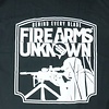 Firearms Unknown "Behind Every Blade" Black T-Shirt Large