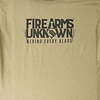 Firearms Unknown "Behind Every Blade" Coyote Brown Long Sleeve T-Shirt Medium