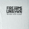 Firearms Unknown "Behind Every Blade" Grey Long Sleeve T-Shirt Medium