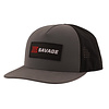 Savage Arms Grey / Black Microfiber Mesh Hat
