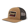Savage Arms Vintage Logo Canvas / Black Mesh Trucker Hat