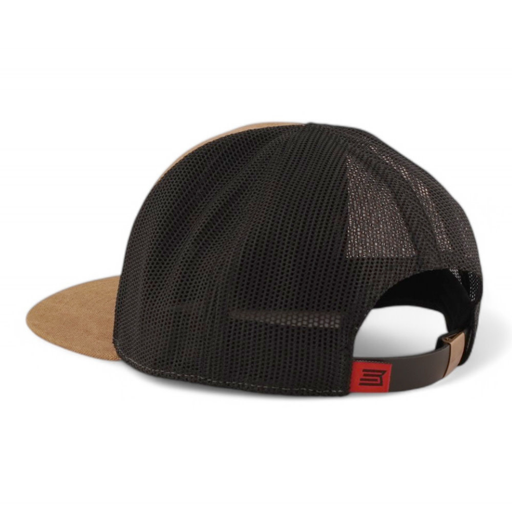 Savage Arms Vintage Logo Canvas / Black Mesh Trucker Hat