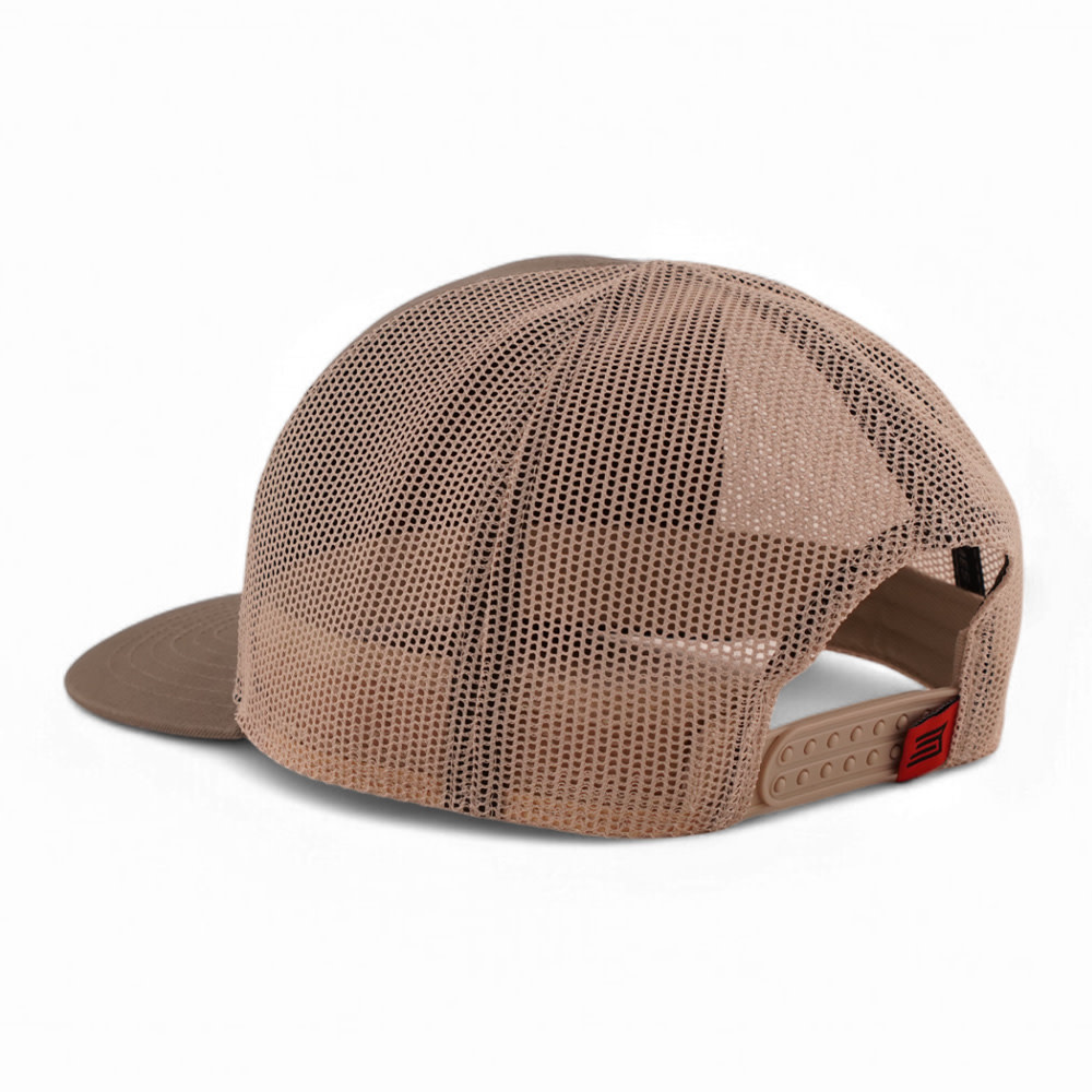 Savage Arms 3D Puff Putty / Tan Mesh Trucker Hat