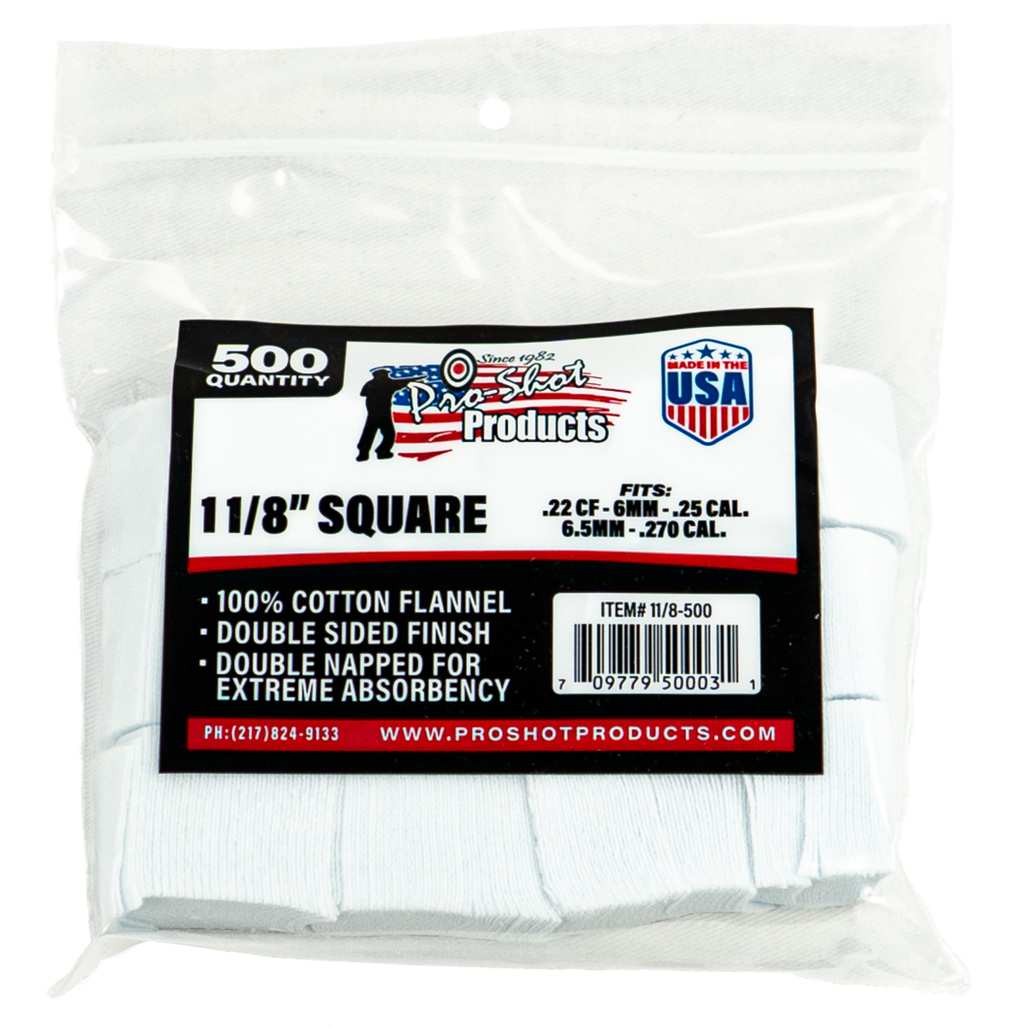 Pro-Shot Products, Patches, .22-.270 Cal