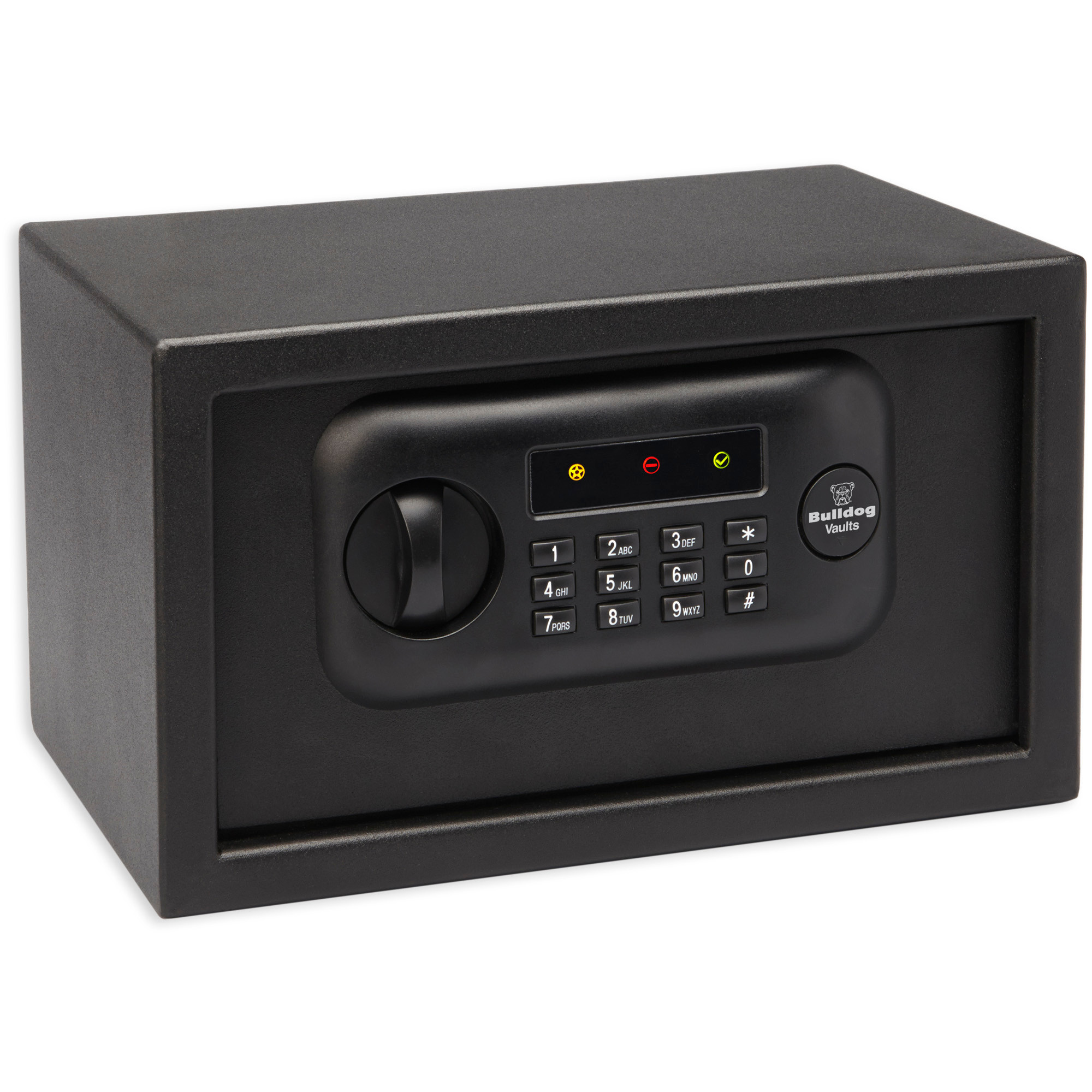 Bulldog 12"x8"x7" Standard Digital Lock Black Pistol Vault
