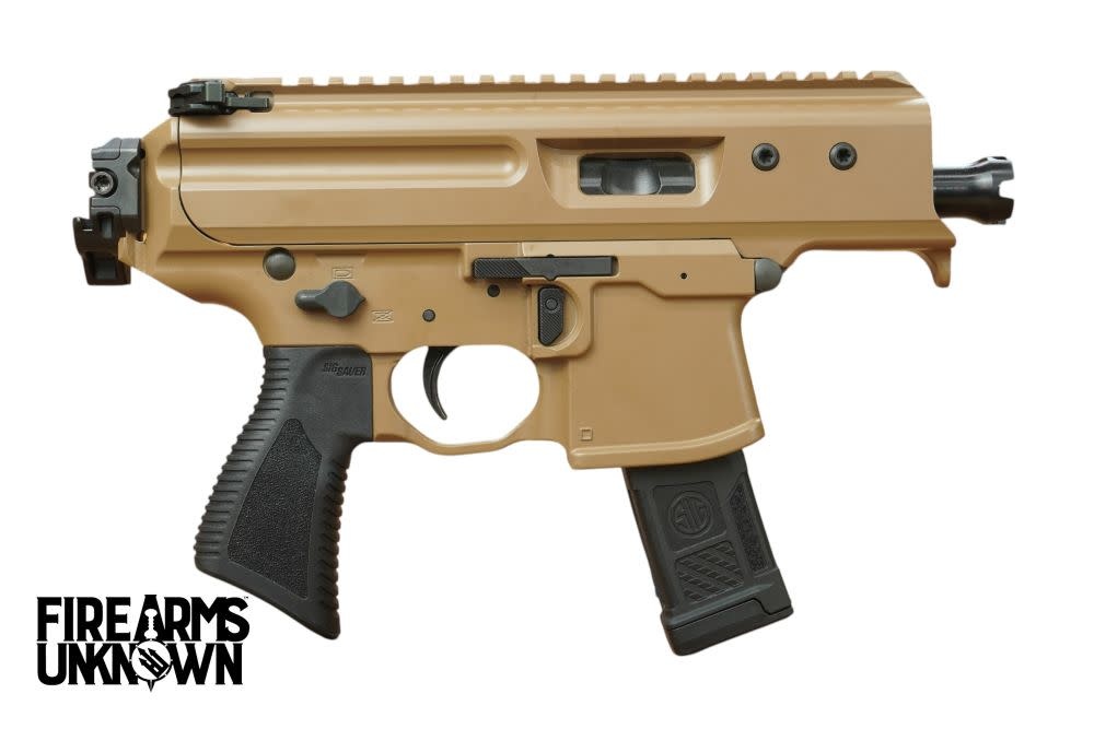 Sig Sauer, MPX Copperhead, 9MM, 3.5", Coyote, (1) 20RND Pistol, W/ Sig Brace