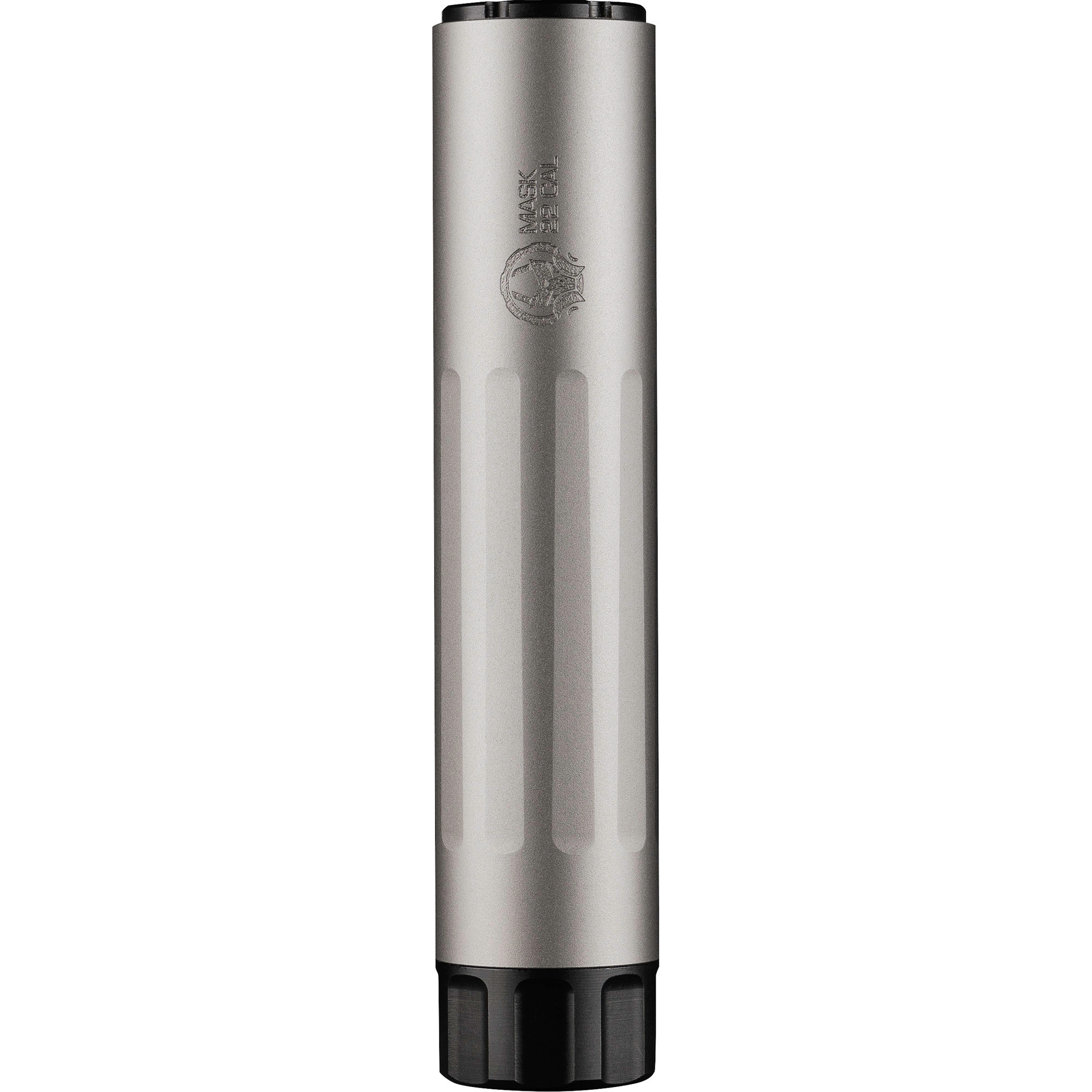 Dead Air Mask HD 22LR 5.1" 1/2X28 Silver Suppressor