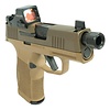 Sig, P365X Sick Puppy, 9mm, 3.7" TB, FDE, (2) 12RD, Pistol W/ Hush Puppy & Holosun