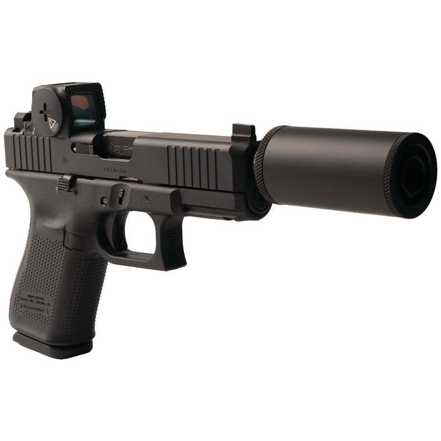 Glock G19V Hush Puppy 9mm 4.52" TB BLK (3)15RD Pistol w/ Hush Puppy & Vortex Defender