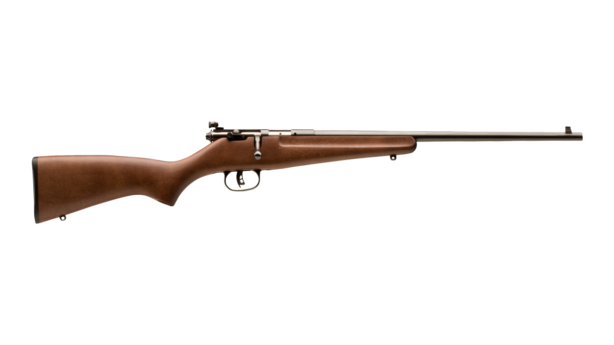 Savage Rascal Youth Single Shot 22LR, 16.125" Hardwood Bolt Action Rifle