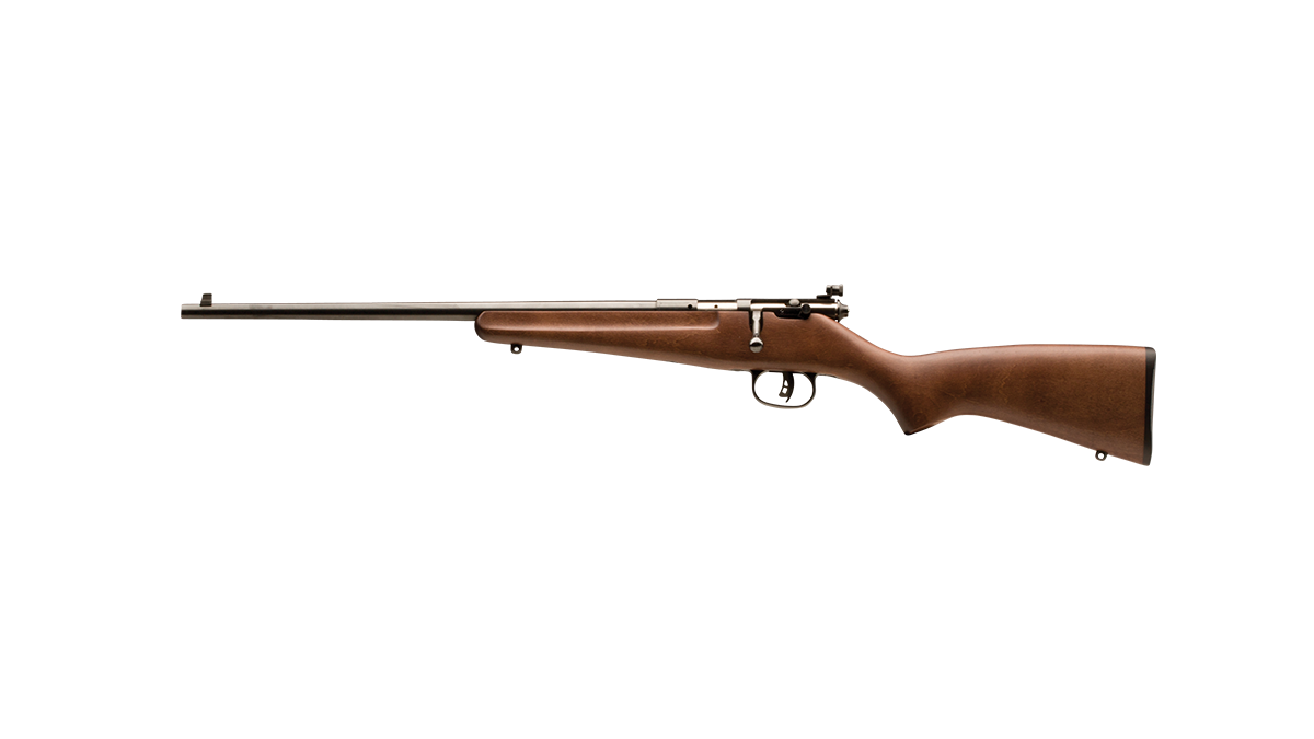 Savage Rascal Youth Single Shot 22LR, 16.125" Hardwood Bolt Action Rifle
