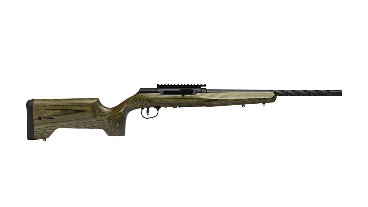 Savage A22 Timber Tactical 22LR 18" TB ODG Laminate 10RD Bolt Action Rifle