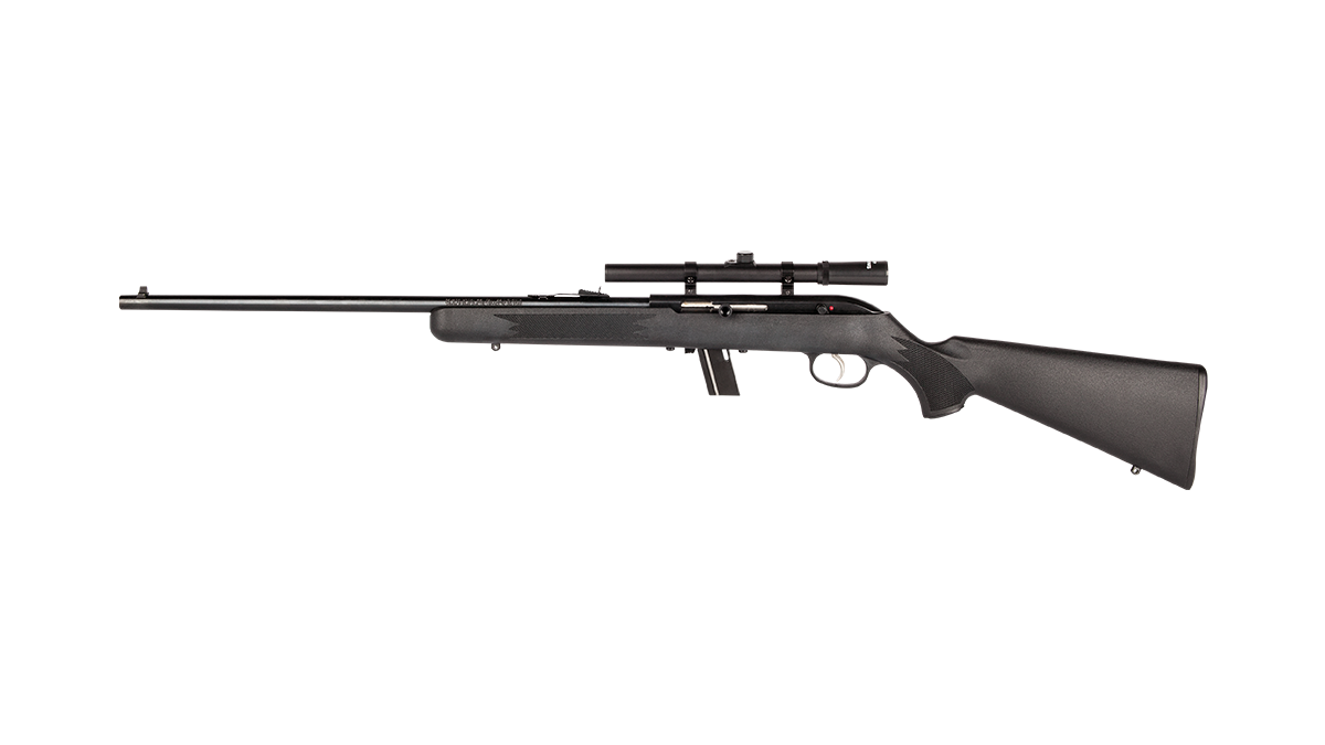 Savage Arms, 64FXP 22LR 21" BLK 10RD Rifle w/ 4x15mm Scope