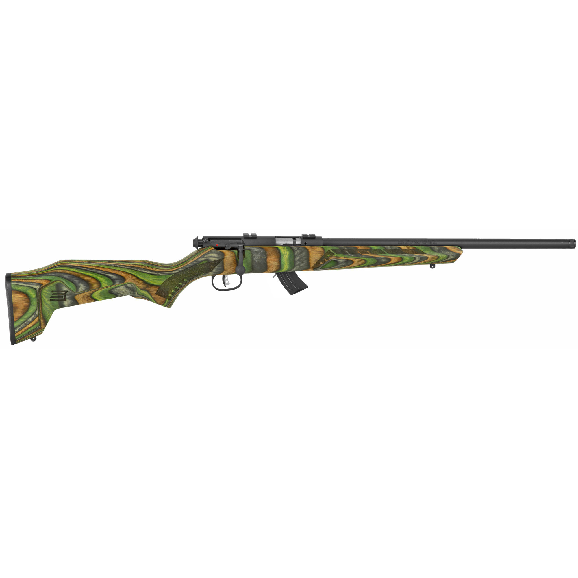 Savage Arms Mark II 22LR 18" Green Laminate 10RD Bolt Action Rifle