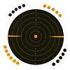 Allen EZ AIM 16x16" Bullseye Adhesive Splash Reactive Paper Shooting Targets 5 PK