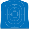 Allen EZ AIM  23"x35" Blue Silhouette Paper Shooting Targets 4PK