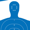 Allen EZ AIM  23"x35" Blue Silhouette Paper Shooting Targets 4PK