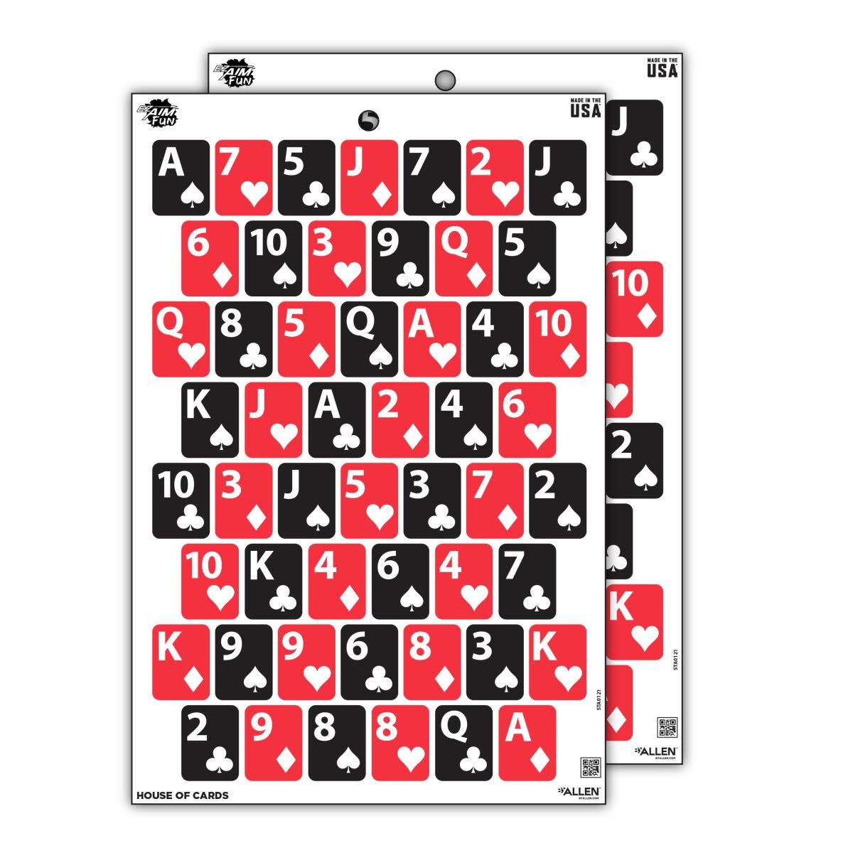 Allen EZ AIM 12"x18" Get the Game On Paper Shooting Targets  8PK Multi
