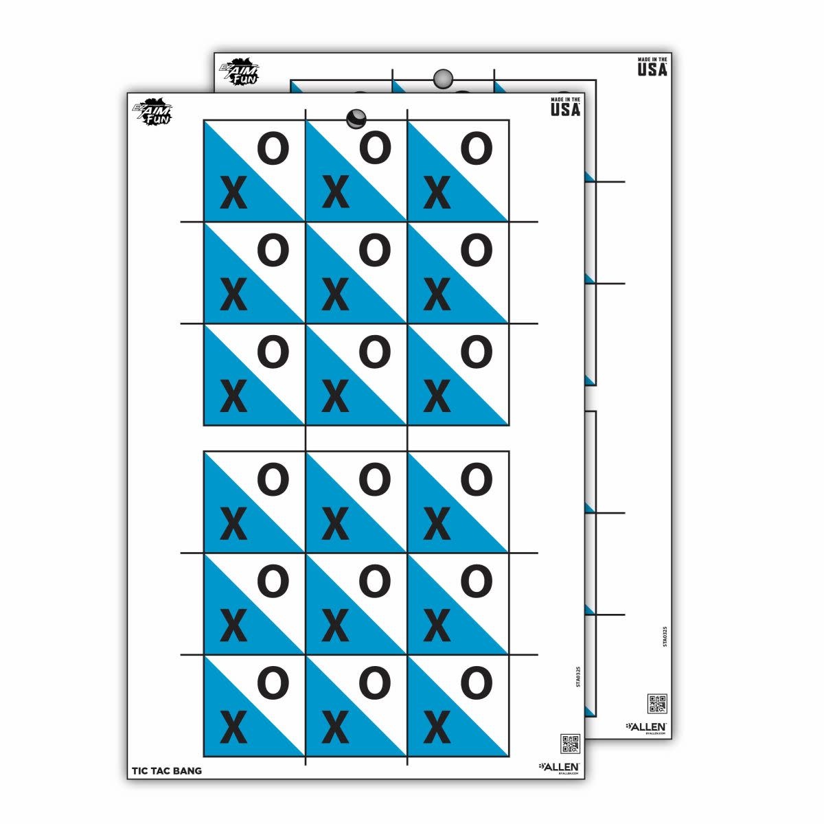 Allen EZ AIM 12"x18" Get the Game On Paper Shooting Targets  8PK Multi