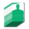 Allen EZ AIM High Contrast Green Paper Shooting Target 12x18 10 PK