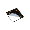 Allen EZ AIM Adhesive 12" Sight-In Grid Splash Reactive Paper Shooting Targets  5PK