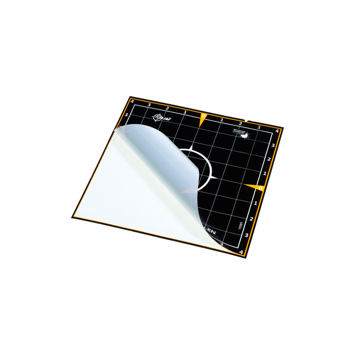 Allen EZ AIM Adhesive 8" Sight -In Grid Splash Reactive Paper Shooting Targets 6PK